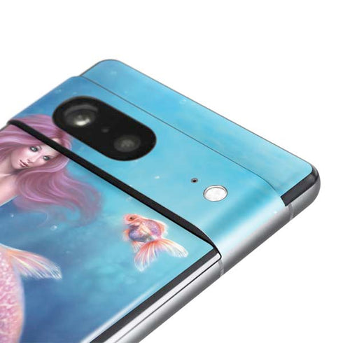 Aurelia Mermaid with Fish by Rachel Anderson Pixel Skins